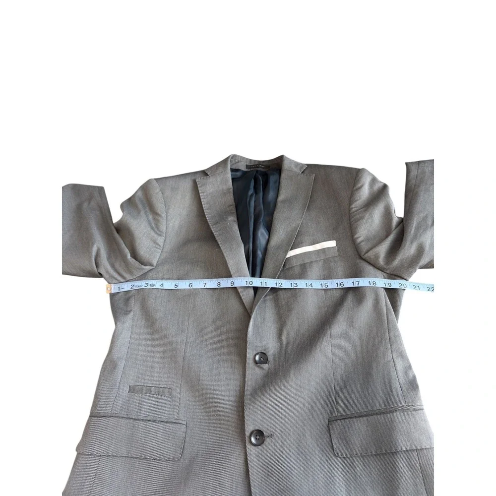 Zara Man Blazer Gray Sports Coat Single Breasted‎ Office Work Business Size 40